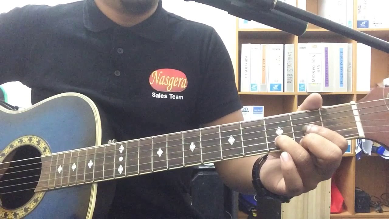 HARAM Hael Husaini (guitar cover) easy chord YouTube