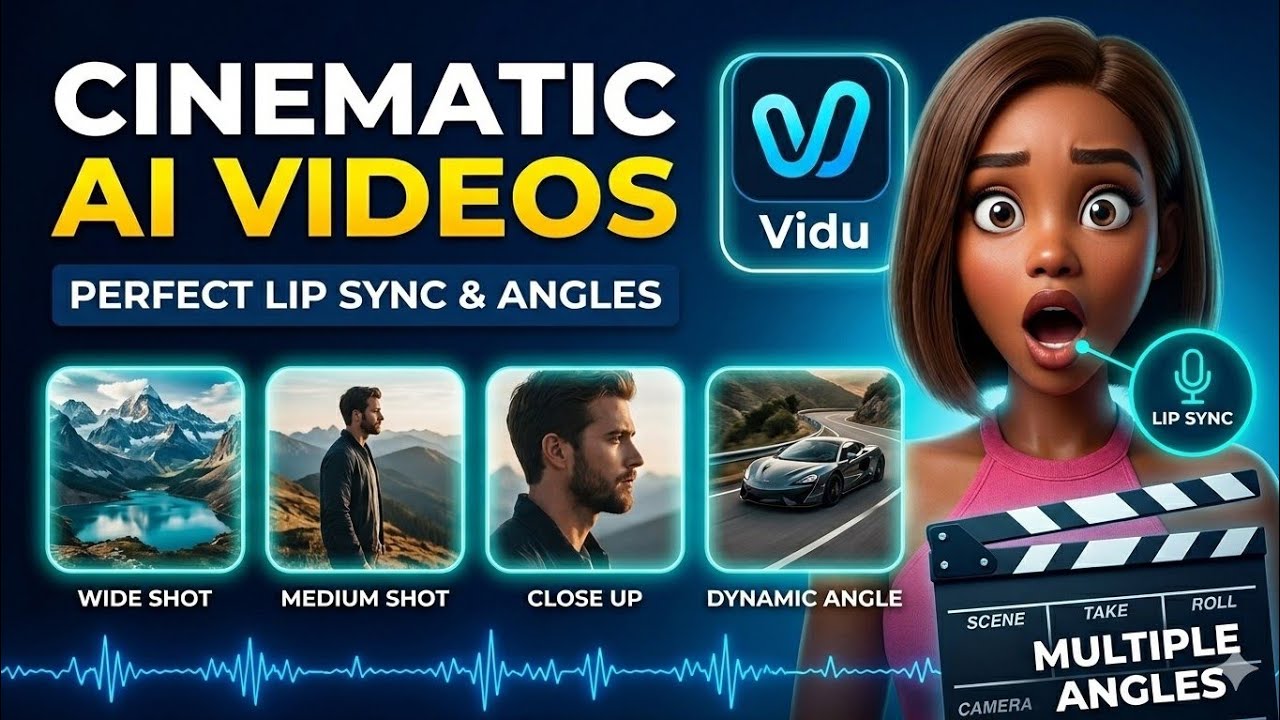 Vidu Ai Creates Cinematic AI Videos with Perfect Lip Sync & Different Camera Angles
