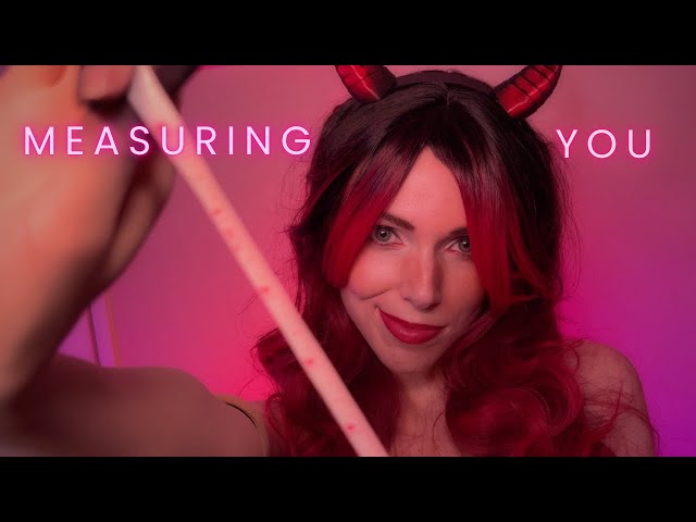 ASMR Measuring Your Demon Horns | Relaxing Roleplay, Personal Attention, Face Touching