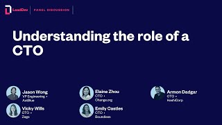 LeadDev Webinar  Understanding the role of a CTO