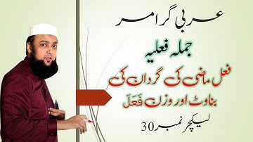 Lecture 30 Basic Arabic Fael Mazi   Verb   فعل ماضی كى گردان اور وزن فَعَلَ