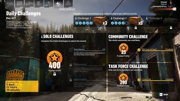 Ghost Recon Wildlands Daily Challenges Week 14 Day 4 Task Force Challenge
