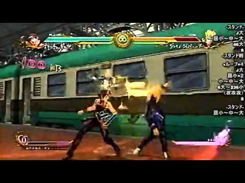 【ジョジョASBコンボ】 その６   ナランチャ 134hit 【コマコン】