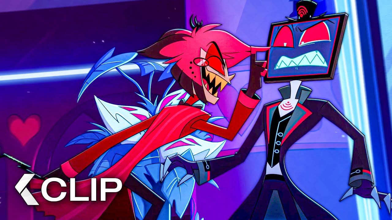 Hazbin Hotel VOX Alastor ヴォックス アラスター カード Stayed Gone 4 X 6 Foil Print Alastor and Vox Hazbin Hotel Postcard