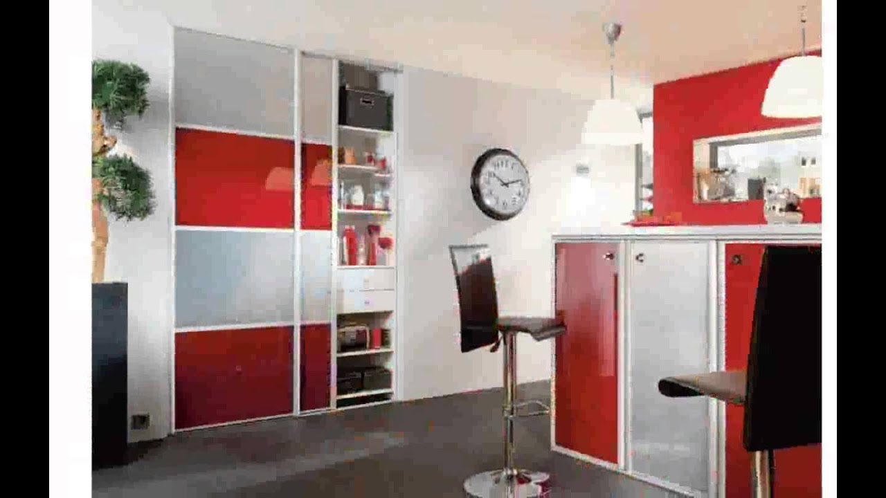 Decoration cuisine rouge youtube