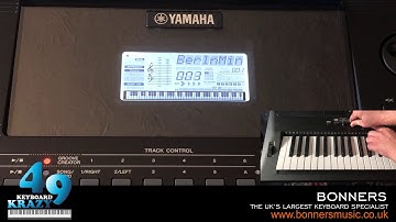 The New Yamaha PSR-EW410 Keyboard - 35 Groove Creator Patterns Part 1/2