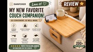 Nnewvante Couch Arm Table Review | The Sofa Tray I Actually Use