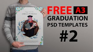 Photoshop Graduation Templates Free Vol 2