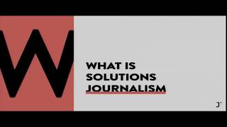 Solutions journalism