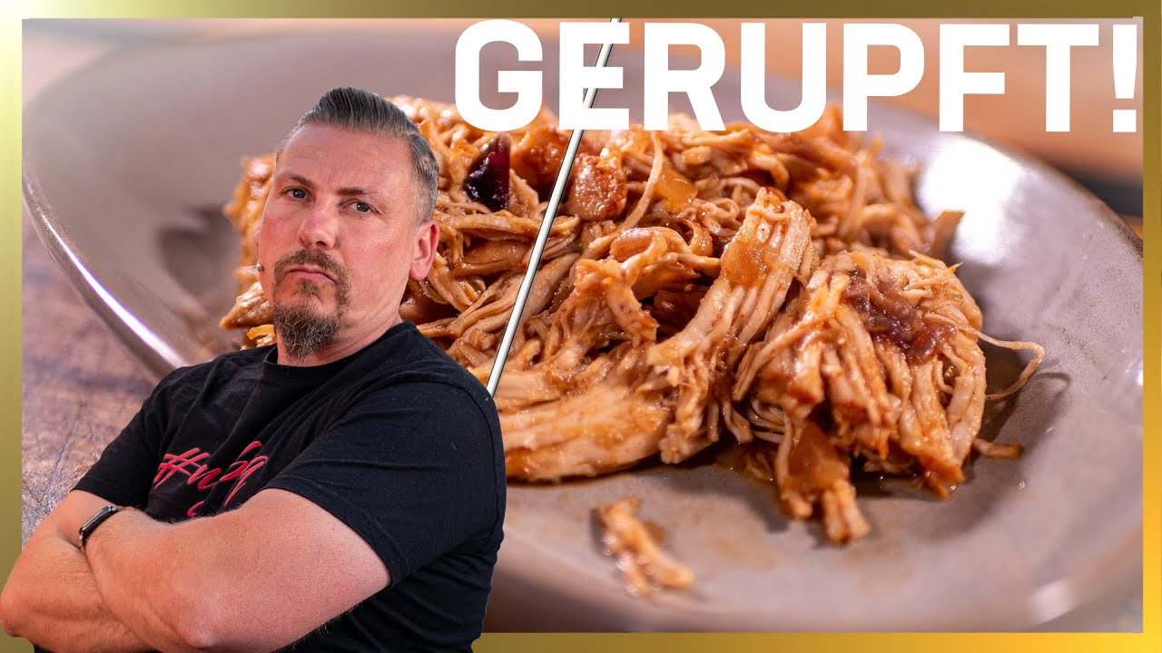 PULLED CHICKEN aus dem DUTCH OVEN | einfacher geht nicht
