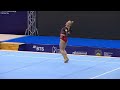 Angelina Melnikova - Floor - Qualification - Russian Cup 2021