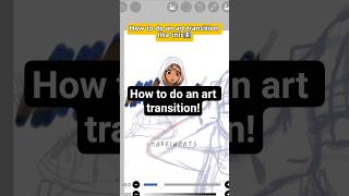 Art transition tut! #art #trending #trend #ytshorts #yt #tutorial #drawing #shorts