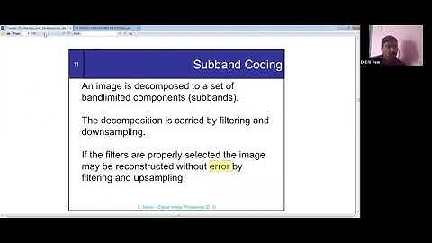 DIP UNIT 4 SUBBAND CODING