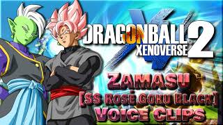 All Zamasu Super Saiyan 4 Rosé Voice Clips Dragon Ball Xenoverse 2 Voice Lines