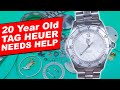 Tag Heuer 2000, 20 Years Old - Needs TLC Now - ETA 2824 watch repair tutorial