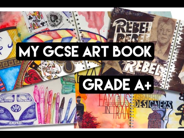 My Gcse Year 10 Art Book Grade A Youtube