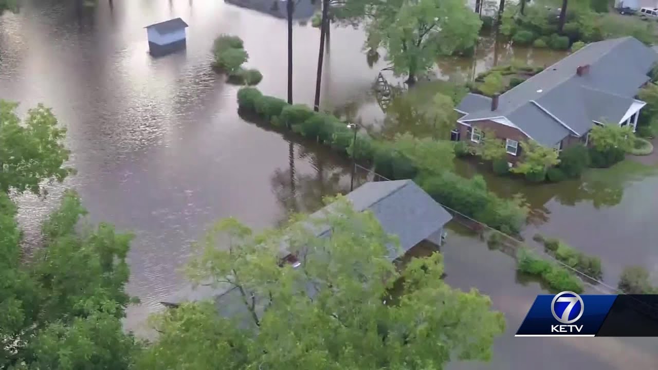 Hurricane Florence disaster video and images