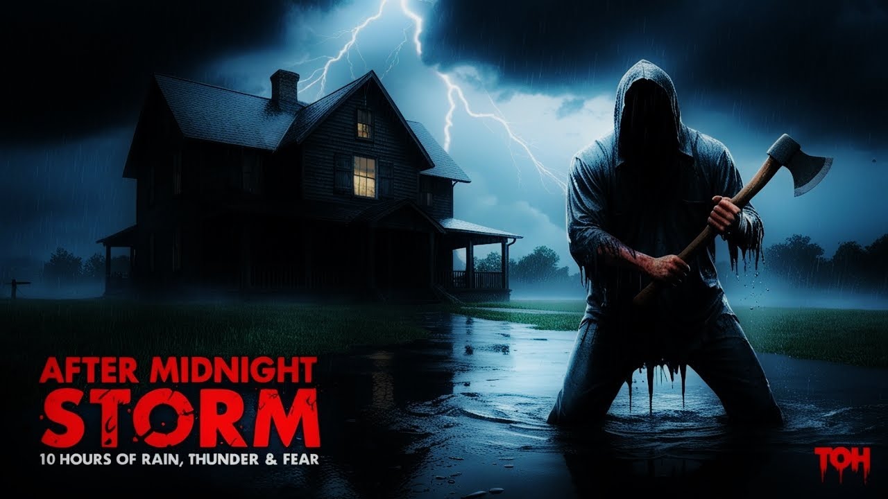 After Midnight Storm | 10 Hours of Rain, Thunder & Fear...