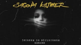 SAGOPA KAJMER - İSTESEM DE SÖYLEYEMEM KARAOKE #trendingvideo#trend#trending#rap#music#karaoke#keşfet