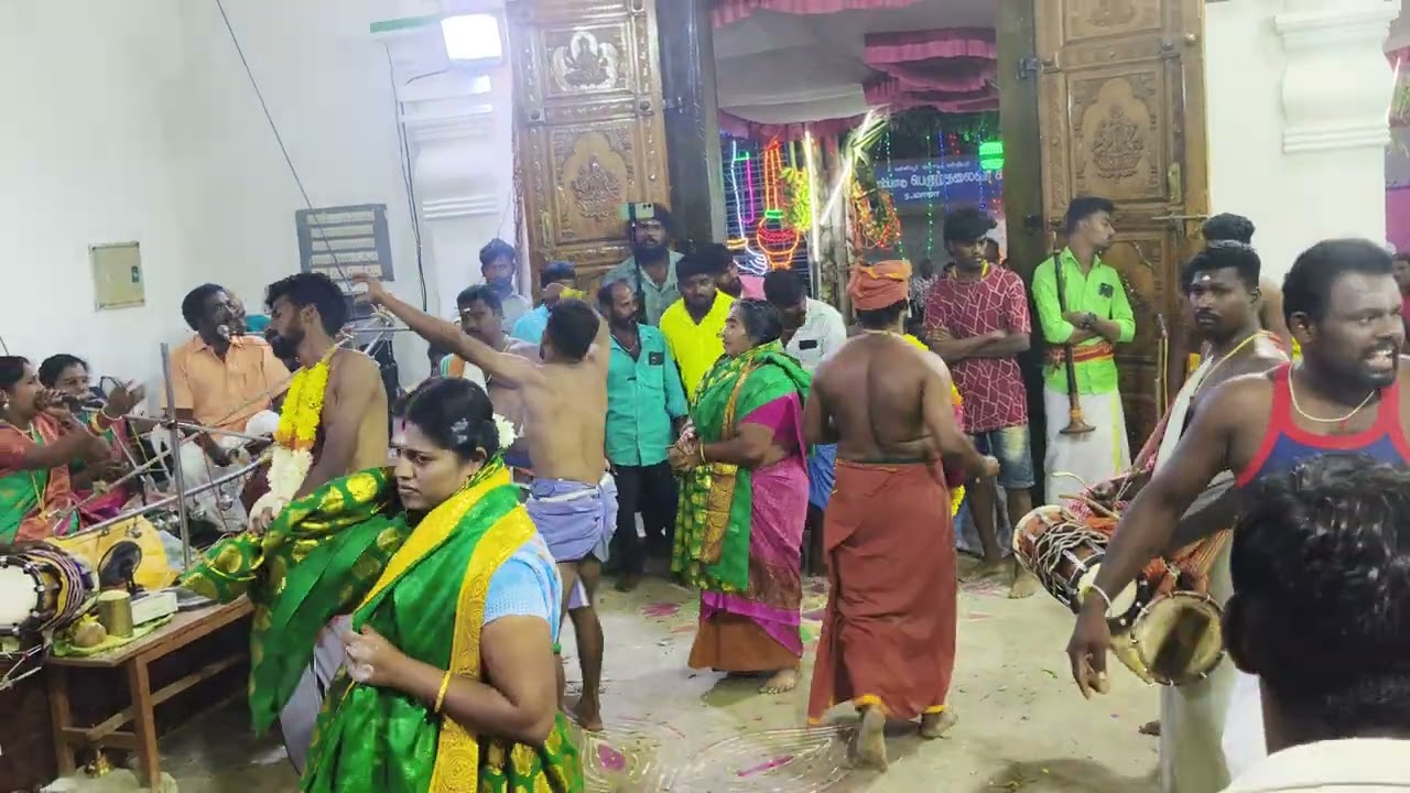 ஸ்ரீ முத்தாரம்மன் கோவில் கொடை விழா தெற்கு கும்பளம்பாடு 🔥 இரவு பூஜை 2025