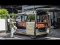 Customize a compact car to a cafe truck. HONDA N-VAN
