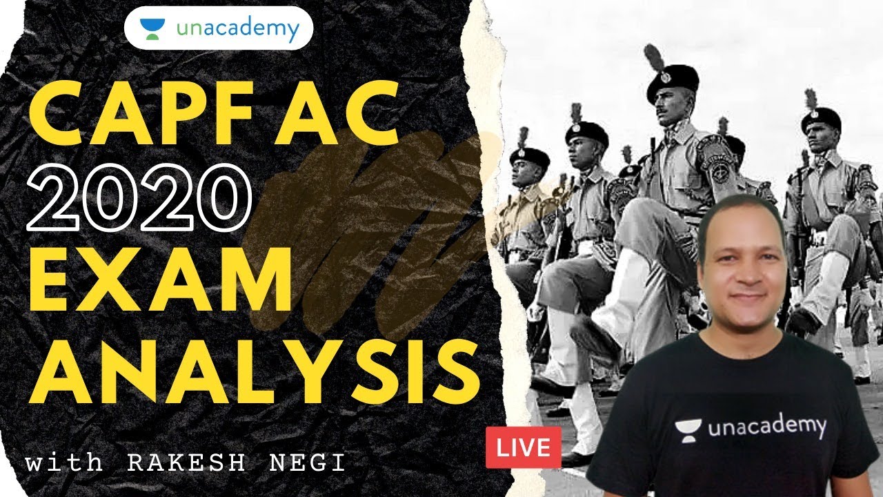 CAPF AC 2020 Exam GS Analysis | CAPF AC 2020 Expected Cutoff | CAPF Analysis with Rakesh Negi