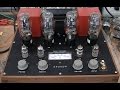2A3 pp tube amplifier SP-302W, bias check meter. fluxion built
