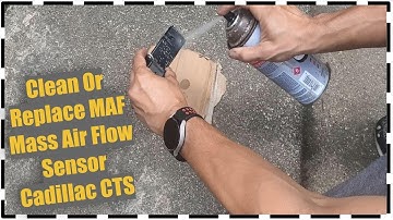 How To Clean 🔫 Or Replace MAF Mass Air Flow Sensor Cadillac CTS