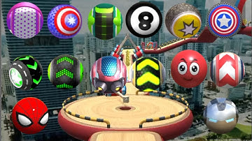 Going Balls VS Action Balls VS Super Rolling Balls- Mobile Speedrun Walkthrough🔥| Android Games