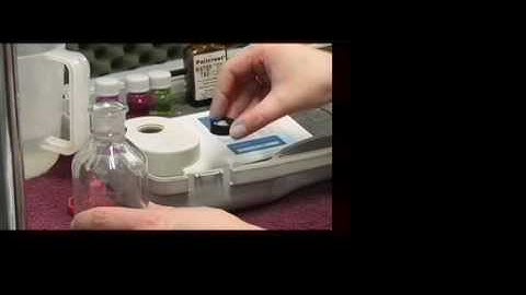 Pool water testing - Calcium hardness