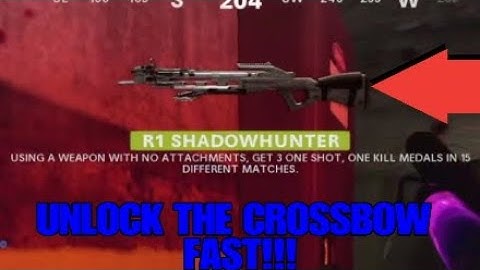 HOW TO UNLOCK THE *NEW* R1 SHADOWHUNTER (CROSSBOW) FAST IN COLD WAR!!!