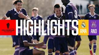 The Final Highlights Real Madrid - Rsc Anderlecht Olympia Future Cup 2026