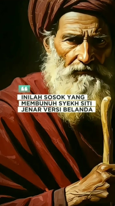 INILAH SOSOK YANG MEMBUNUH SYEKH SITI JENAR VERSI BELANDA #feedshorts #shortsfeed #sunankalijaga