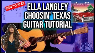 Celebrity How to Play Choosin’ Texas – Ella Langley | Guitar Tutorial + Intro Riff Wealth