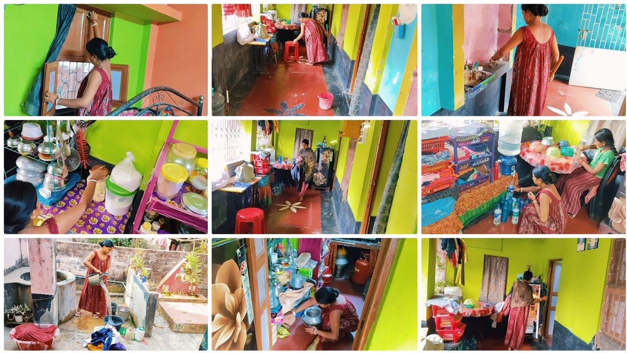 সকাল 7টা থেকে 11টার মধ্যে সংসারের A to Z কাজ গুছিয়ে নিলাম ।রান্না বসিয়ে রান্নাঘরটা পরিষ্কার করলাম।