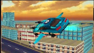 US Air Force Police Robot Car Transform Games Flying Car #3 Android Gameplay HD screenshot 5