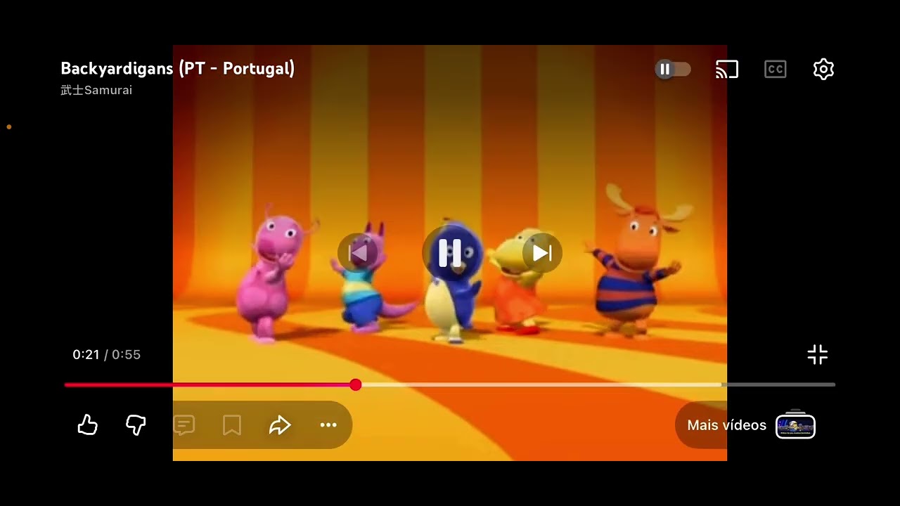 Reagindo à abertura dos Backyardigans em Português de Portugal (muito engraçado kkkkkkkkkkkkkkkk)