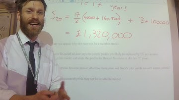 Video 4 Mathematical modelling with sequences and series