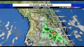Few early showers with a couple of thunderstorms in the afternoon