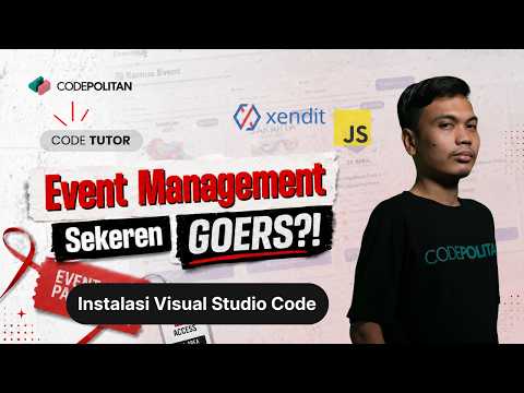 EP 7 | Instalasi Virtual Studio Code | Tutorial Membuat Website Event Management dengan Express.js