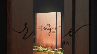 Laser Cutting Recipe Binder With Living Hinges