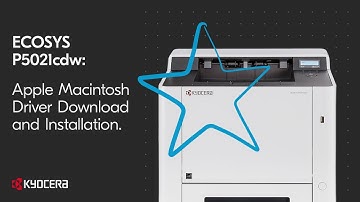 ECOSYS P5021cdw - Apple Macintosh Driver Download and Installation