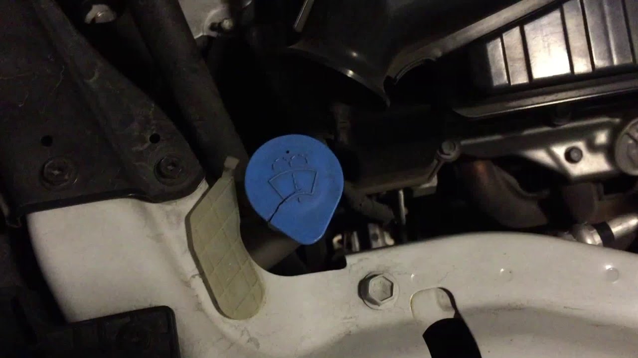 Suzuki swift windshield washer reservoir cap replacement YouTube
