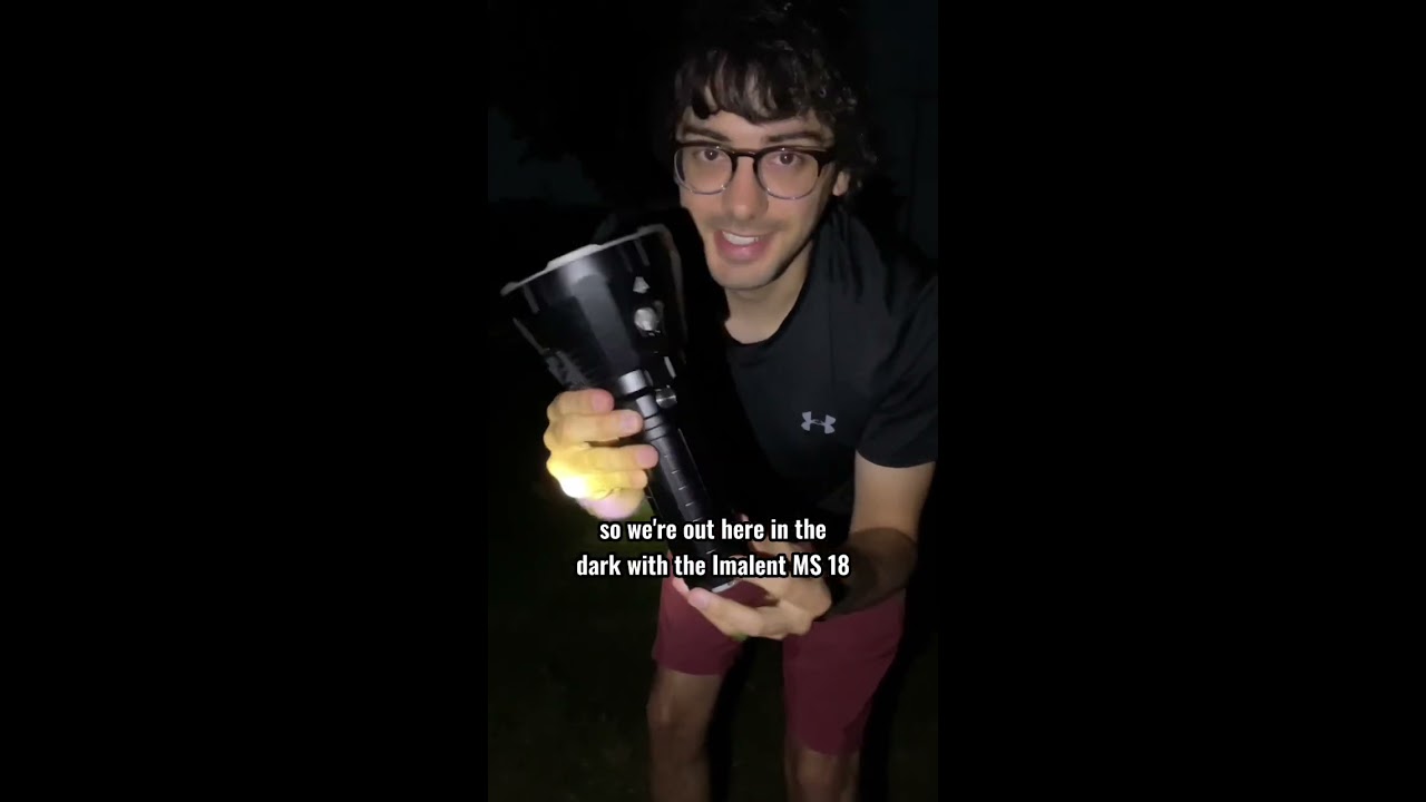 Testing The World S Brightest Flashlight OUTSIDE