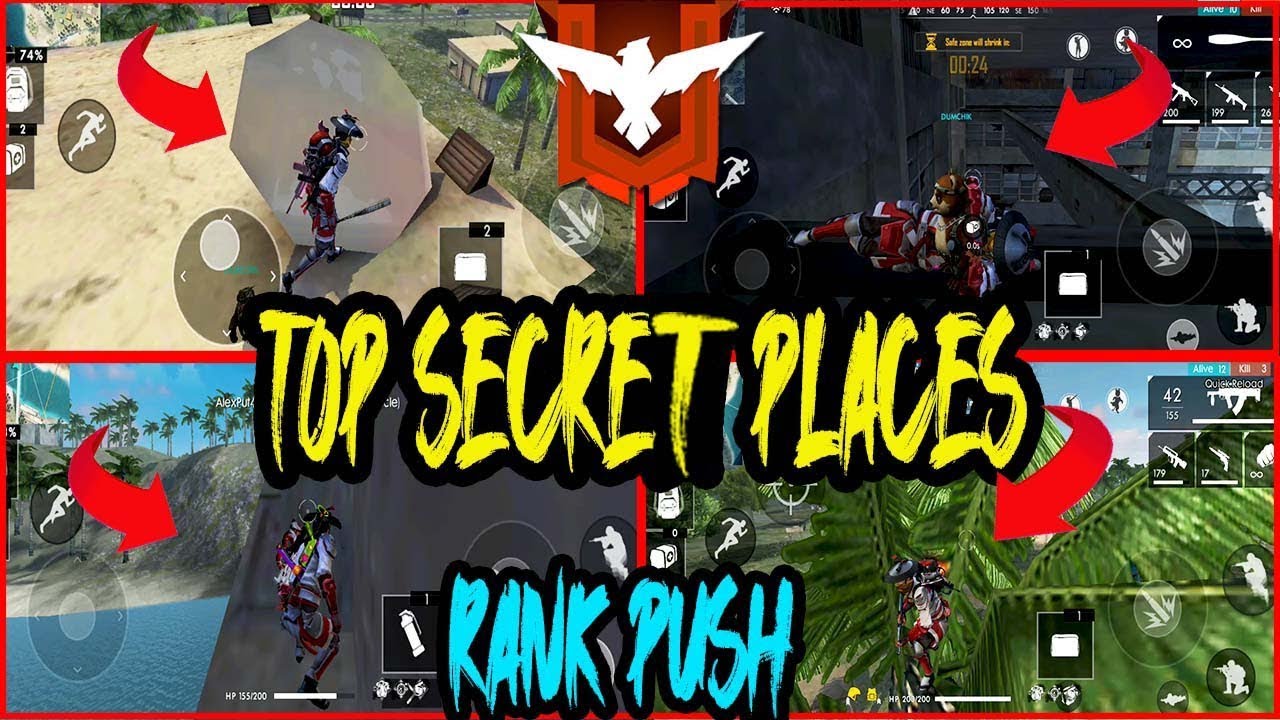 Hidden Places In Free Fire Top Secret Pro Tips In Telugu By Fashion King Phani
