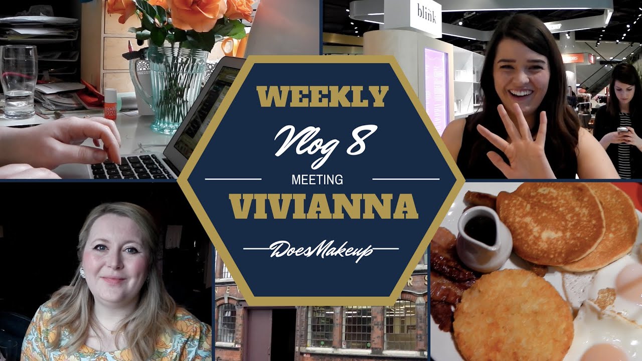 Meeting ViviannaDoesMakeup {Weekly Vlog 8} makeup artist
