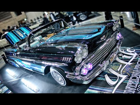 1958 Chevrolet Impala LowRider at HOT ROD CUSTOM SHOW 2016 Best Lowrider