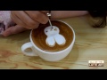 ALL OF THE LATTE ART '에칭 라떼아트' 우유 거품_6 토끼