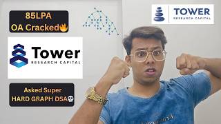 Tower Research SWE OA(₹85 LPA CTC)-Super Hard Graph DSA Question-Solved by FAANG SDE