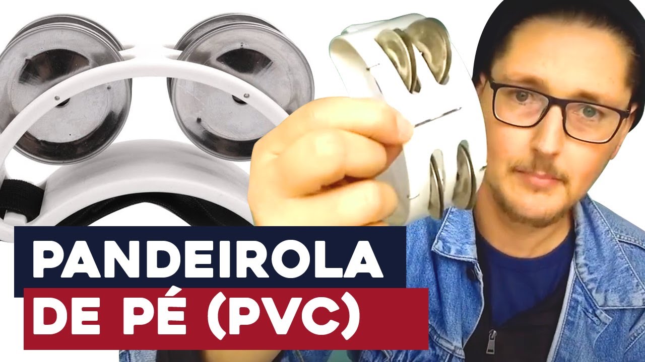 Fiz uma PANDEIROLA DE PÉ que custou R$11,